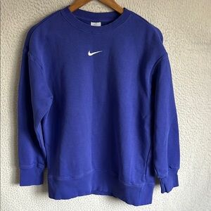 Nike Pullover‎ Sweatshirt adult Small blue